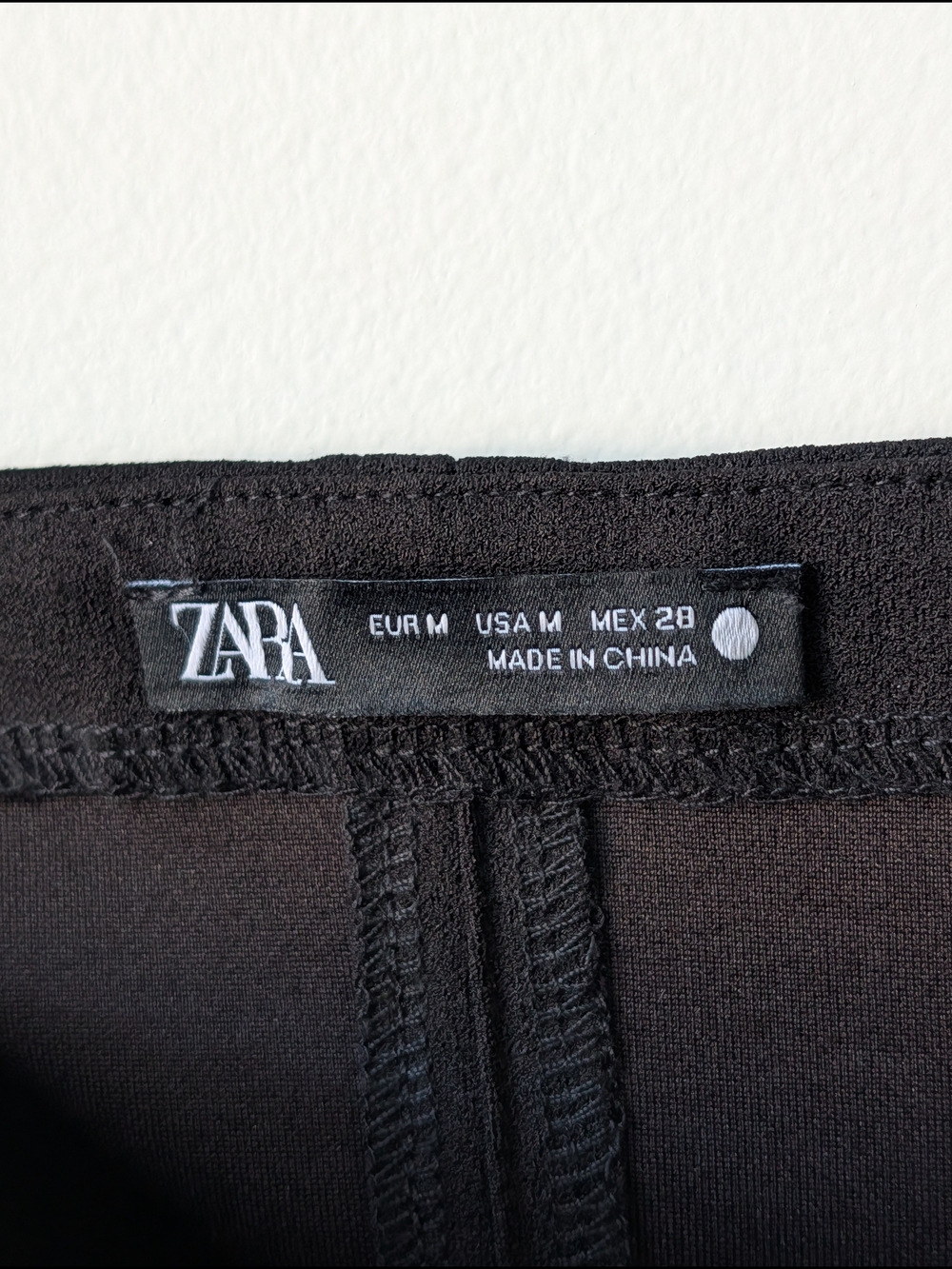 Zara Black Bustier Wide-Leg Jumpsuit NWOT - Picture 6 of 6